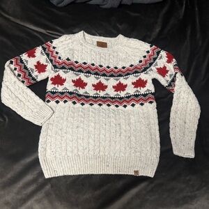 Canadiana Maple 🍁 Patterned Sweater